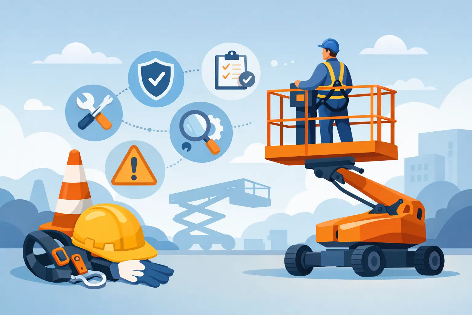 Seguridad en plataformas elevadoras: 8 controles