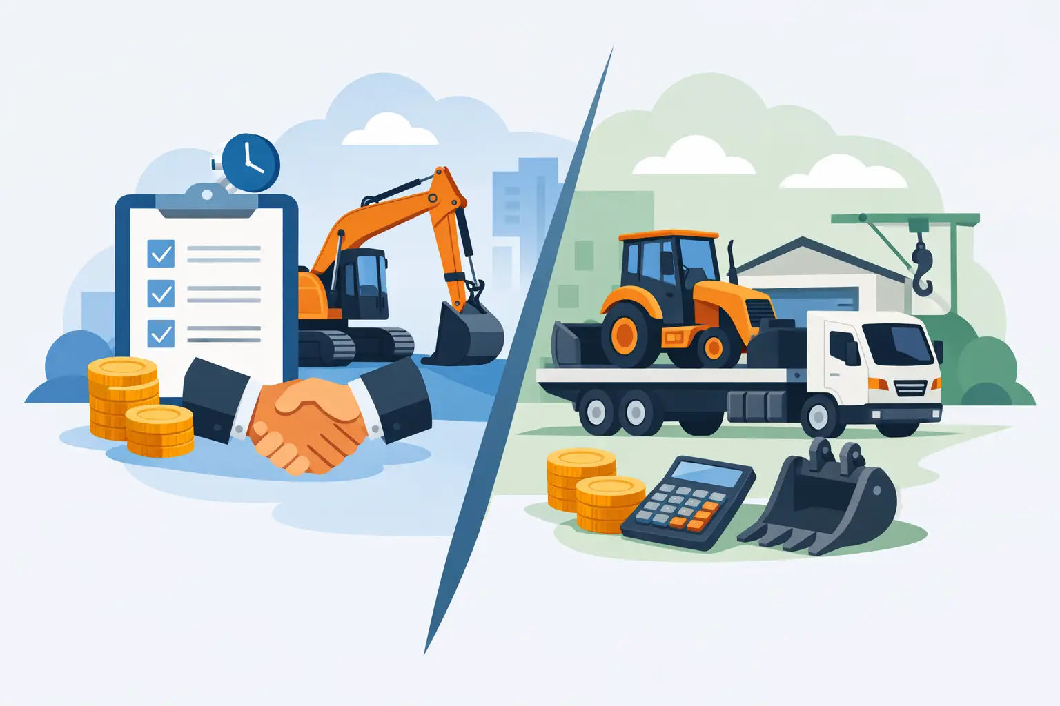 Renta versus compra maquinaria: qué conviene