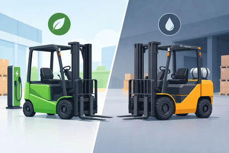 Montacargas eléctrico vs combustión: ¿cuál elegir?