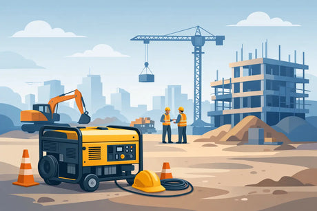Generadores para construcción que rinden en obra